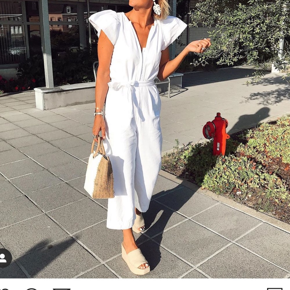 Last🔥Zara rustic jumpsuit, bloggers favorite - Picture 5 of 8